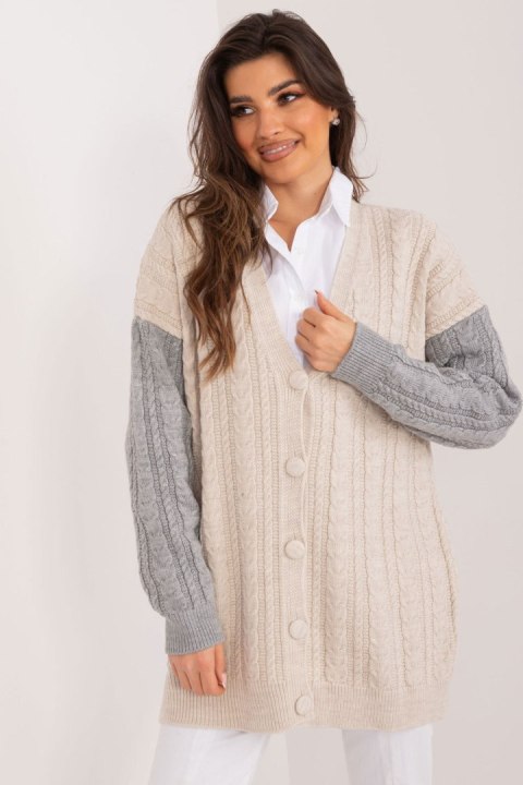 Sweter Damski Model BA-SW-0549.32 Grey - Badu Sweter Damski Model BA-SW-0549.32 Grey - Badu