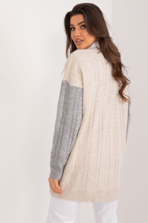Sweter Damski Model BA-SW-0549.32 Grey - Badu Sweter Damski Model BA-SW-0549.32 Grey - Badu