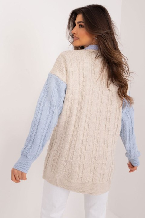 Sweter Damski Model BA-SW-0549.32 Light Blue - Badu Sweter Damski Model BA-SW-0549.32 Light Blue - Badu