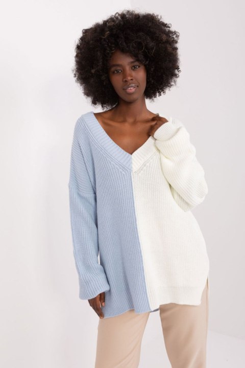 Sweter Damski Model BA-SW-0655.85P Ecru - Badu Sweter Damski Model BA-SW-0655.85P Ecru - Badu