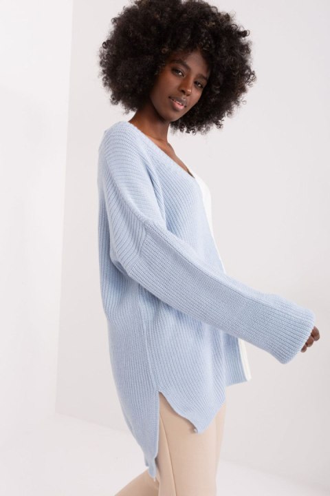Sweter Damski Model BA-SW-0655.85P Ecru - Badu Sweter Damski Model BA-SW-0655.85P Ecru - Badu