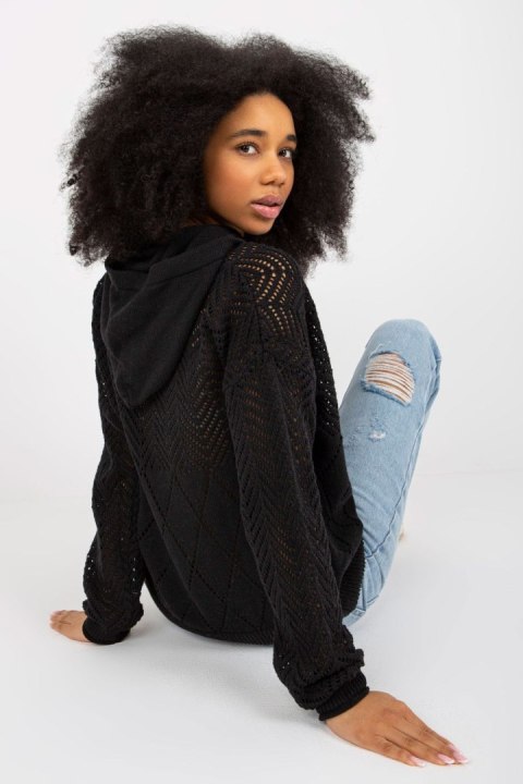 Sweter Damski Model BA-SW-2003.51P Black - Badu Sweter Damski Model BA-SW-2003.51P Black - Badu