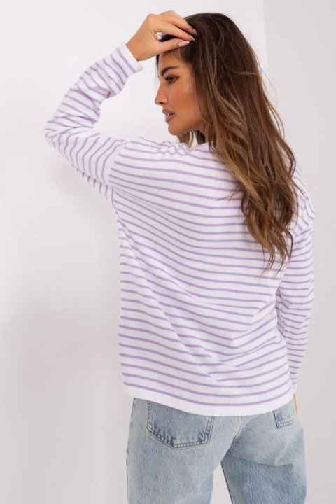 Sweter Damski Model BA-SW-6006-2.30X Light Violet - Badu Sweter Damski Model BA-SW-6006-2.30X Light Violet - Badu