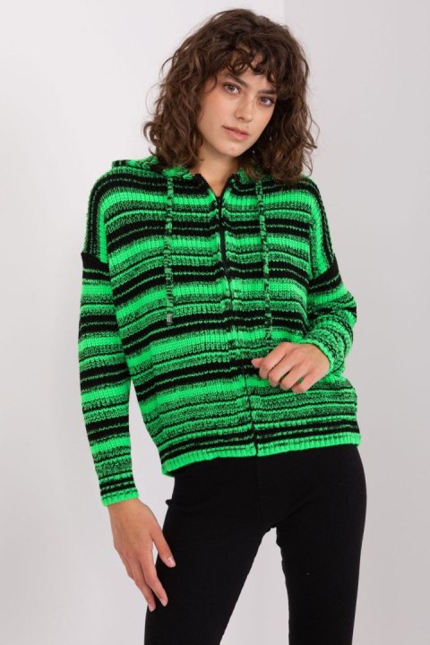 Sweter Damski Model BA-SW-8000.51P Black/Green - Badu Sweter Damski Model BA-SW-8000.51P Black/Green - Badu