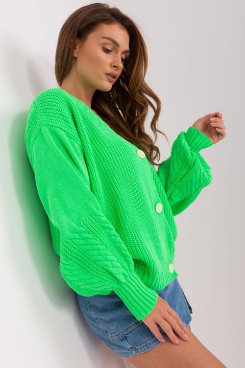 Sweter Damski Model BA-SW-8014.17P Fluo Green - Badu Sweter Damski Model BA-SW-8014.17P Fluo Green - Badu