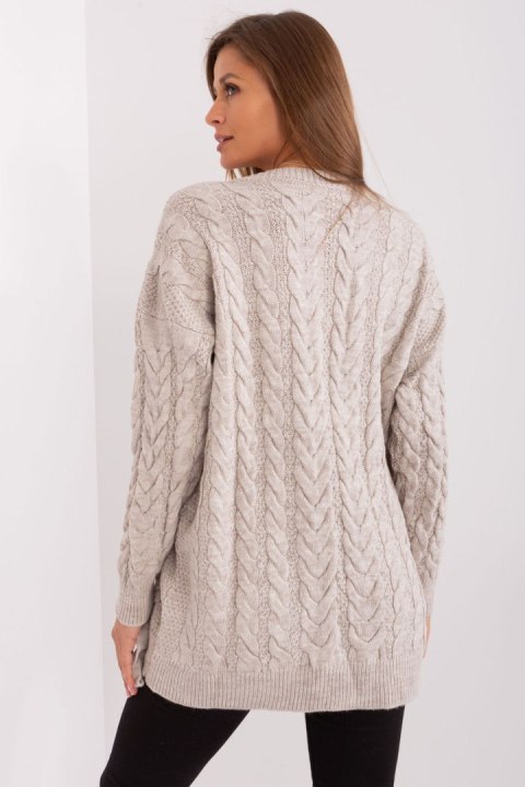 Sweter Damski Model BA-SW-8027.46P Beige - Badu Sweter Damski Model BA-SW-8027.46P Beige - Badu
