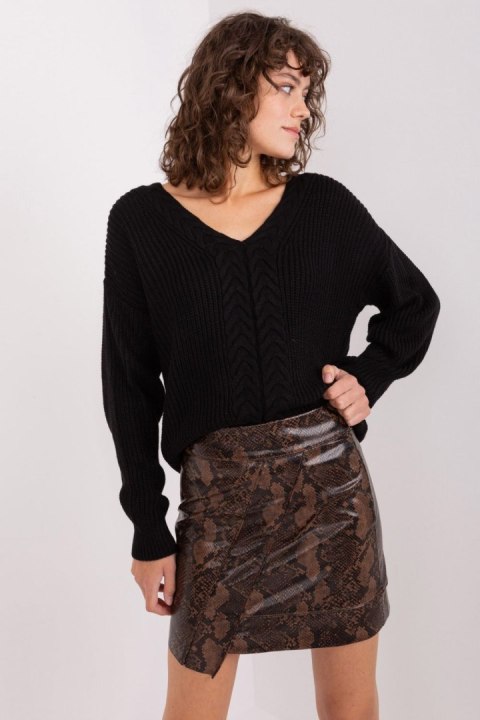 Sweter Damski Model BA-SW-8028.77 Black - Badu Sweter Damski Model BA-SW-8028.77 Black - Badu