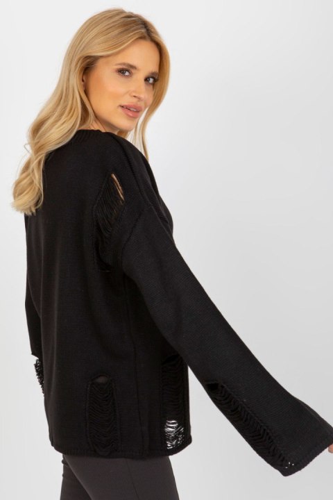 Sweter Damski Model BA-SW-8043.03 Black - Badu Sweter Damski Model BA-SW-8043.03 Black - Badu