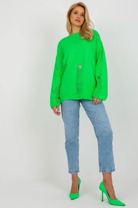 Sweter Damski Model BA-SW-8043.03 Fluo Green - Badu Sweter Damski Model BA-SW-8043.03 Fluo Green - Badu