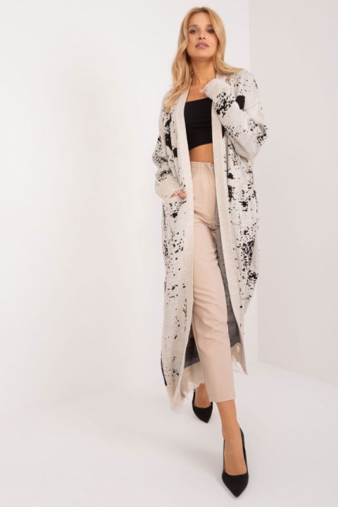 Sweter Kardigan Model BA-SW-14105.27 Light Beige - Badu Sweter Kardigan Model BA-SW-14105.27 Light Beige - Badu