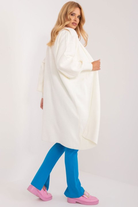 Sweter Kardigan Model BA-SW-1475.03 Ecru - Badu Sweter Kardigan Model BA-SW-1475.03 Ecru - Badu