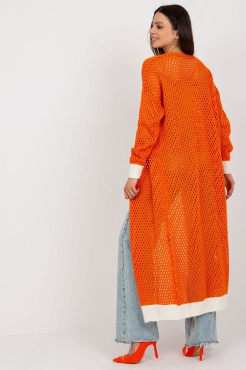 Sweter Kardigan Model BA-SW-8039.39P Orange - Badu Sweter Kardigan Model BA-SW-8039.39P Orange - Badu