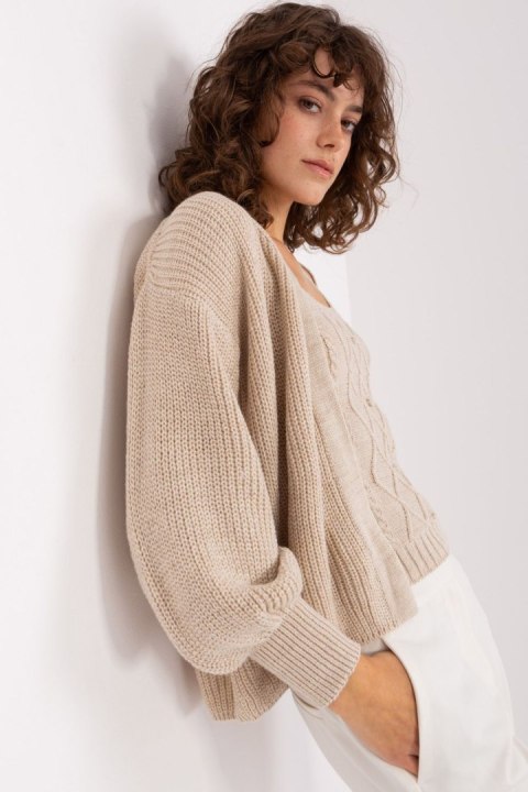 Sweter Komplet Model BA-KMPL-8019.20 Beige - Badu Sweter Komplet Model BA-KMPL-8019.20 Beige - Badu