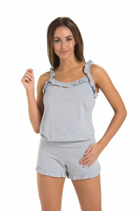 Piżama Damska Model Sleepy 2602-1 Grey - Teyli Piżama Damska Model Sleepy 2602-1 Grey - Teyli