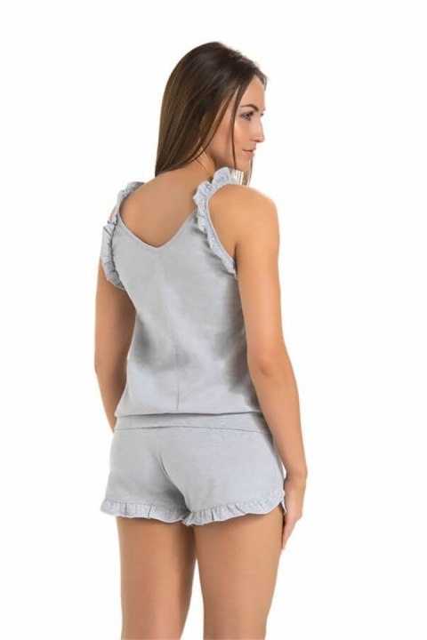 Piżama Damska Model Sleepy 2602-1 Grey - Teyli Piżama Damska Model Sleepy 2602-1 Grey - Teyli