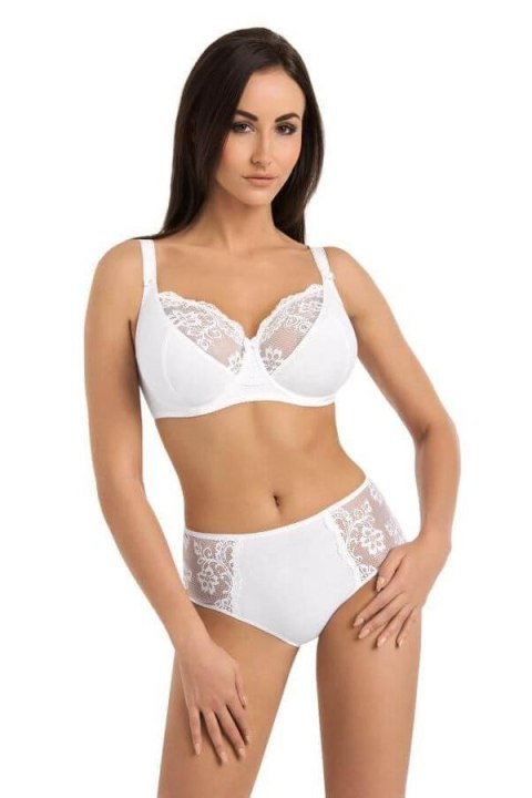 Biustonosz Soft Model Anastasia 217 White - Teyli Biustonosz Soft Model Anastasia 217 White - Teyli