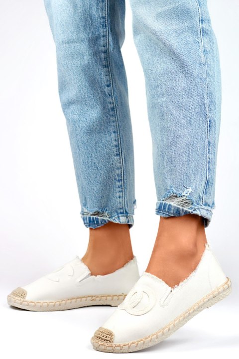Espadryle Model 2202-8W White - PRIMO Espadryle Model 2202-8W White - PRIMO