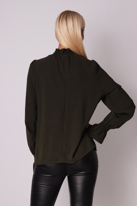 Bluzka Model TA501 Olive - Ax Paris Bluzka Model TA501 Olive - Ax Paris