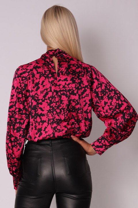 Bluzka Model TA529 Cerise - Ax Paris Bluzka Model TA529 Cerise - Ax Paris