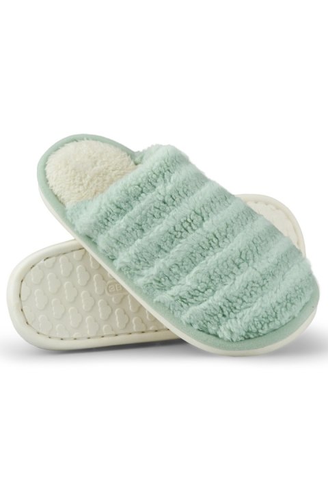 Kapcie Model Hally 731-01GR Light Green - PRIMO Kapcie Model Hally 731-01GR Light Green - PRIMO