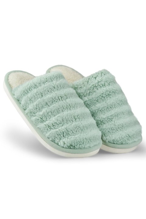 Kapcie Model Hally 731-01GR Light Green - PRIMO Kapcie Model Hally 731-01GR Light Green - PRIMO