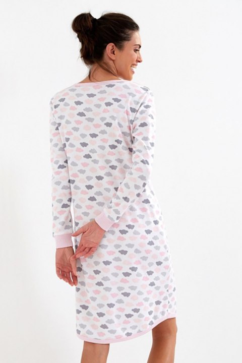 Koszulka nocna Koszula Nocna Model 208 Pink/Grey - Cana Koszulka nocna Koszula Nocna Model 208 Pink/Grey - Cana