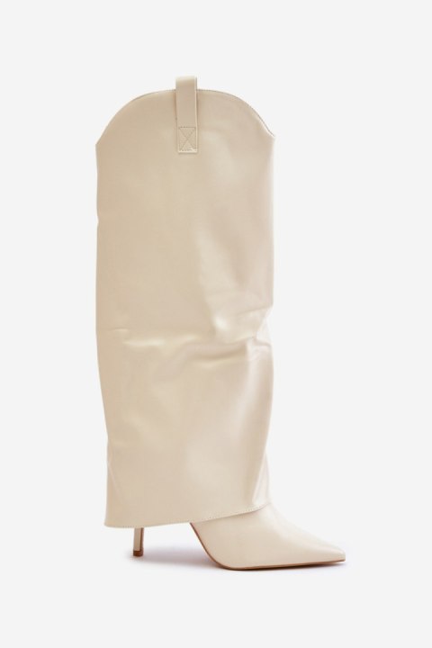Kozaki Model Bellinna 35858 Light Beige - Step in style Kozaki Model Bellinna 35858 Light Beige - Step in style