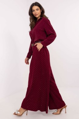Spodnie Damskie Model DHJ-SP-19963.47 Bordo - Italy Moda