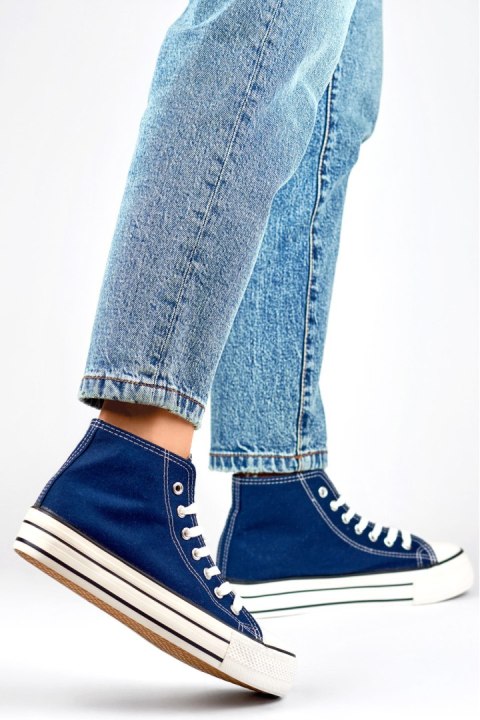 Trampki Model 5012BL Navy - PRIMO Trampki Model 5012BL Navy - PRIMO
