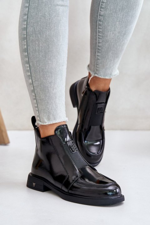 Botki Model DA JC42-24 Black - Step in style Botki Model DA JC42-24 Black - Step in style