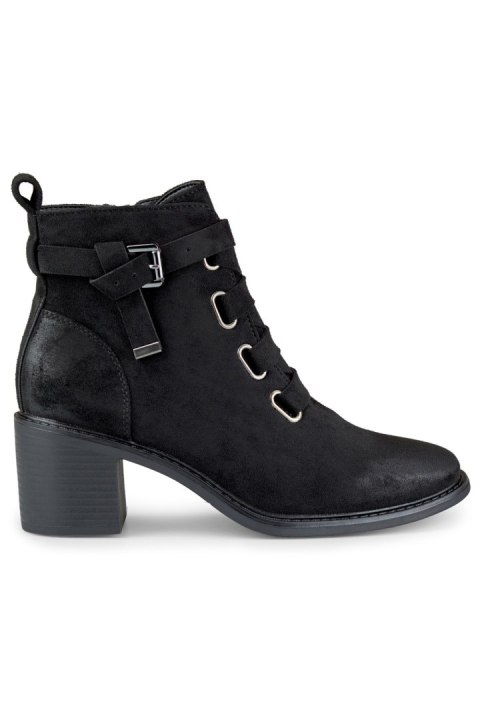Botki Model Salin 260053B-SU Black - PRIMO Botki Model Salin 260053B-SU Black - PRIMO