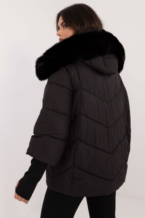 Kurtka Damska Model MBM-KR-2505.14 Black - MBM Kurtka Damska Model MBM-KR-2505.14 Black - MBM