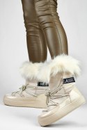 Śniegowce Model 5705-4BE Beige - PRIMO