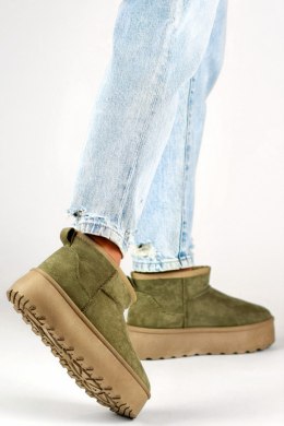 Śniegowce Model 8917-5GR Dark Green - PRIMO