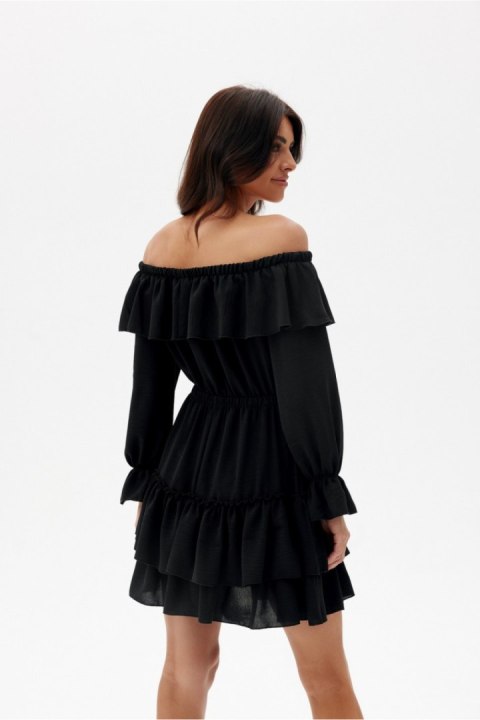 Sukienka Model Morella CZA SUK0491 Black - Roco Fashion Sukienka Model Morella CZA SUK0491 Black - Roco Fashion