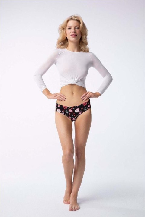 Figi brazyliany Model Love Story Tanga Brasil Black - Julimex Figi brazyliany Model Love Story Tanga Brasil Black - Julimex