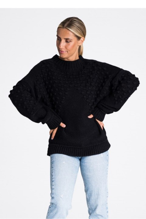 Sweter Damski Model M982 Black - Figl Sweter Damski Model M982 Black - Figl